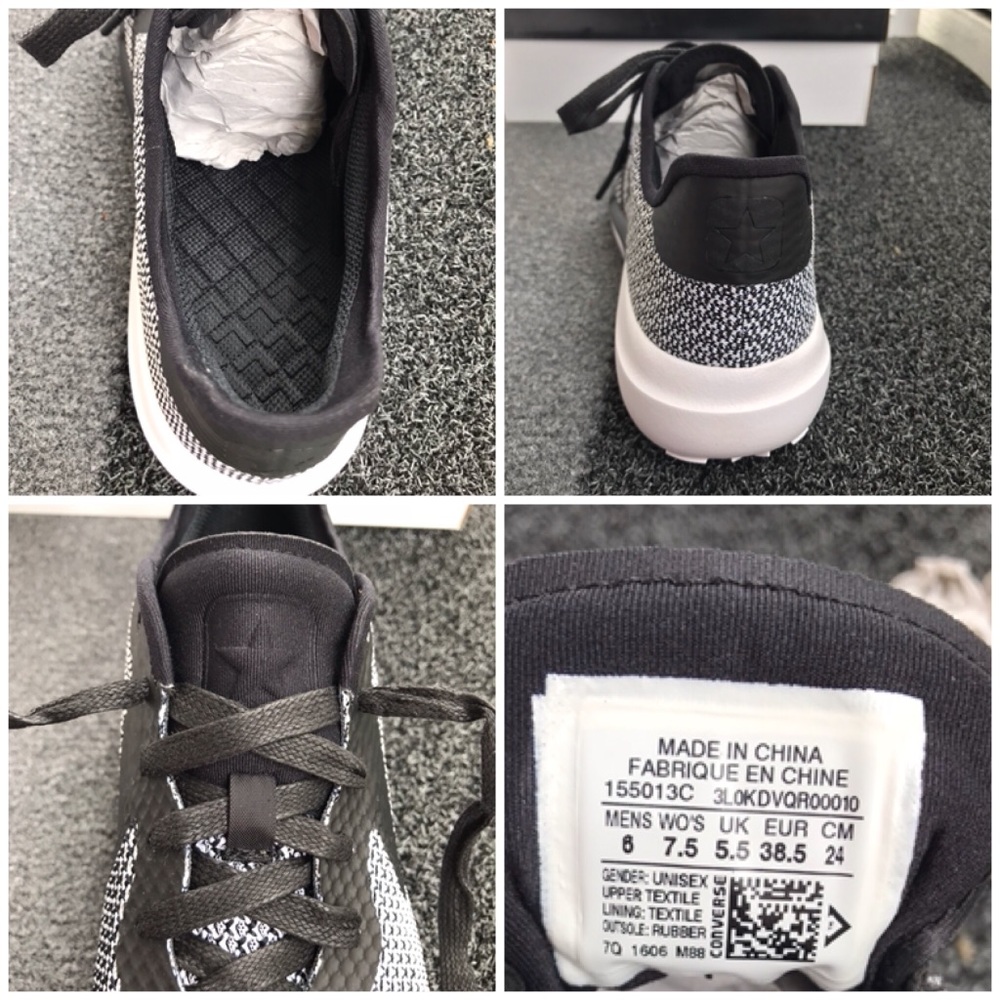 NWT Converse Auckland Modern Black/White W AUTHENT - Picture 7 of 7